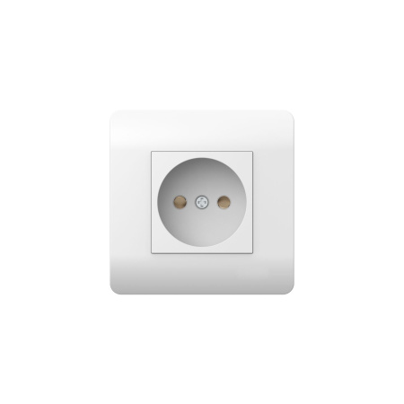 Розетка б/з со шторками, 16А, белый NEW3-E CHINT