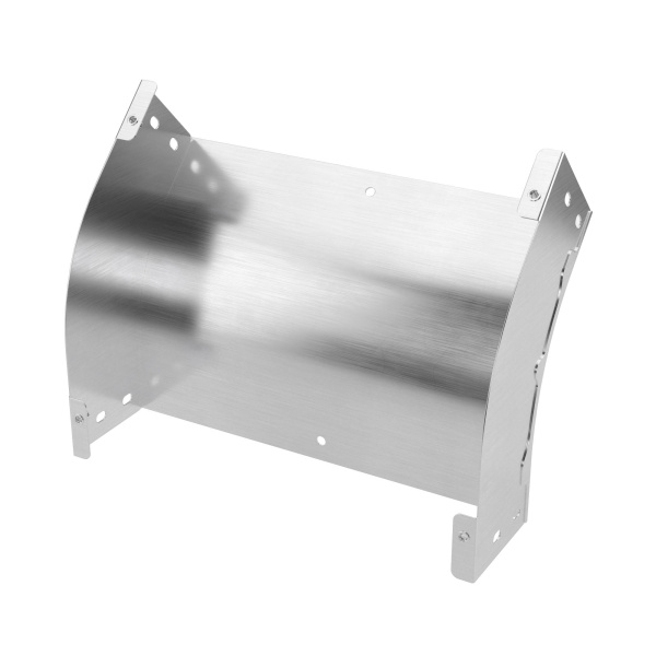 Угол вертикальный внешний 45 градусов 100х600, 1,5 мм, AISI 304 в комплекте с крепежными элементами и соединительными пластинами,необходимыми для монт