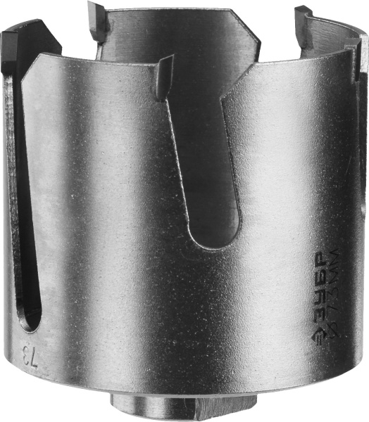 ПРОУНИВЕРСАЛ 73мм, коронка с твердосплавными резцами ЗУБР