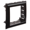 Рамка-суппорт "Avanti" для "In-liner Front", черный, 2 модуля DKC