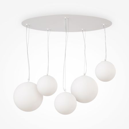 Подвесной светильник 5*E27 40Вт Белый IP20 Basic form MOD321PL-05W1 Maytoni