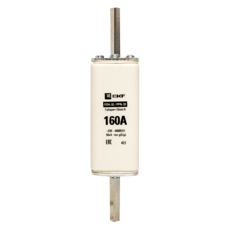 Плавкая вставка ППН-33 160/160А габарит 0 PROxima EKF