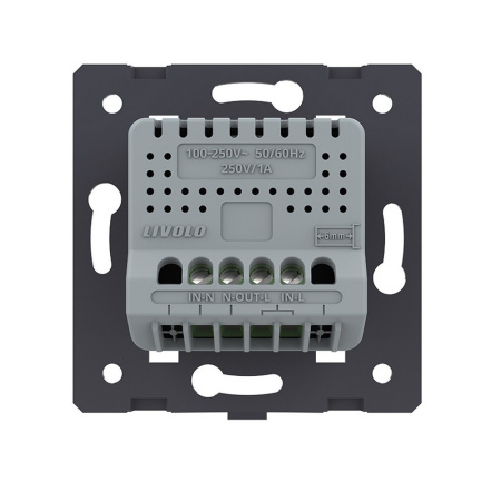 Бесконтактный выключатель, сухой контакт, цвет черный (механизм) Livolo