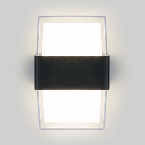 Уличный настенный светодиодный светильник 12Вт 4000К черный IP54 Maul (a048170) Elektrostandard фото 4