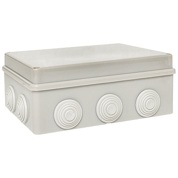 Коробка распределительная КМР-050-042 пылевлагозащитная, 10 мембранных вводов, уплотнительный шнур (190х140х70) PROxima EKF