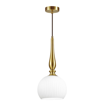 Подвес E27 60W RUNGA белый/бронзовый C ODEON LIGHT