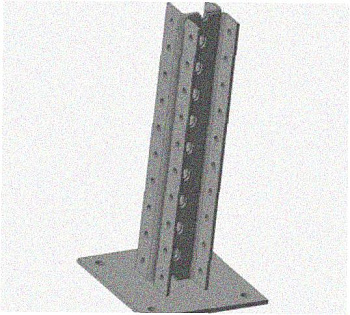 Стойка напольная (потолочная) сдвоенная СНПС520 УХЛ1,горячее цинкование, S2,5