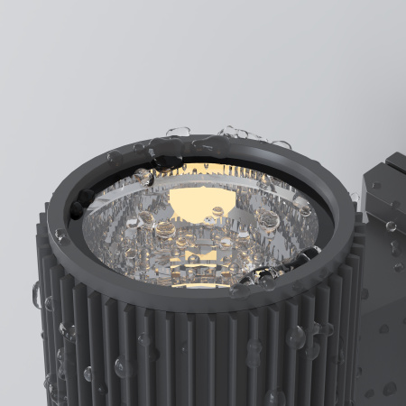 Настенный светильник (бра) 60Вт Серый IP54 Rando O419WL-01GR Outdoor Maytoni