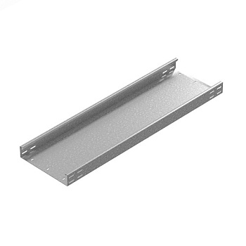 Промышленный лоток кабельный неперфорированный 100х60х3000, толщ. 2,0 мм, гор. цинк Ostec