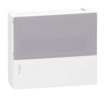 Щит распределительный навесной ЩРн-П-12 IP40 пластиковый дымчатая дверь Mini Pragma Schneider Electric