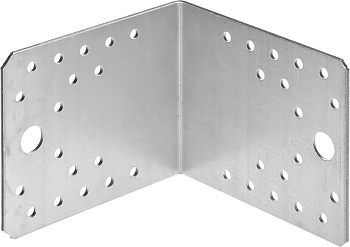 Уголок крепежный УК-2.0, 90х105х105 х 2мм, ЗУБР