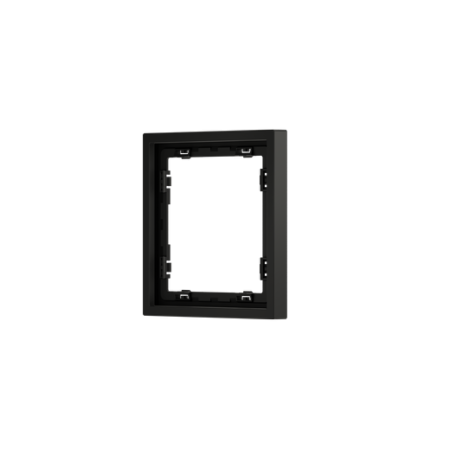 Рамка пластиковая Voltum S70 на 1 пост, (черный матовый)