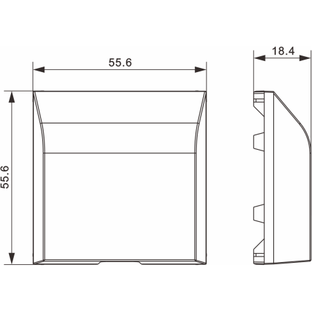 Donel A07 матовый карбон кабельный вывод, серия DB