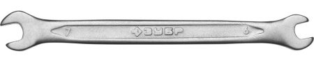 Рожковый гаечный ключ 6 x 7 мм, (B) ЗУБР