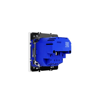 Розетка встраиваемая Voltum S70 с заземлением и защитными шторками, 16А, с USB, A+A, (белый матовый)