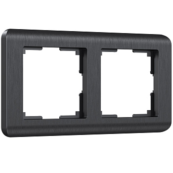 Stream Рамка на 2 поста (графит) Werkel