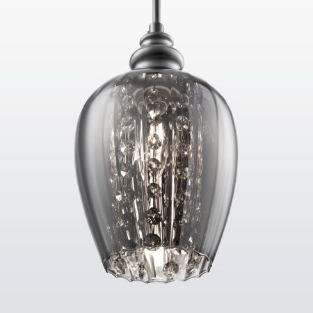 Подвесной светильник 1*E14 40Вт Никель IP20 Blues MOD033-PL-01-N Maytoni