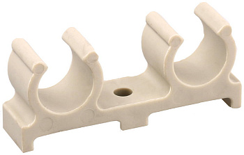 Скоба "ШиреФит" распорная, двойная, для труб 16мм ЗУБР