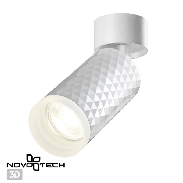 Св-к накл.IP20 GU10 9W 220V BRILL белый B NOVOTECH