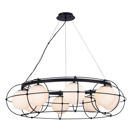 Люстра подвесная Черный/Опал G9 8*5Вт SL1189.403.08 ST LUCE
