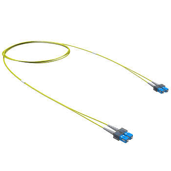 Оптический коммутационный шнур Duplex SC/UPC-SC/UPC, 9/125 (OS2), 1 м DKC