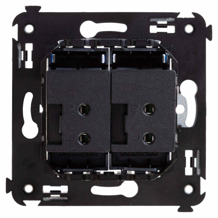 USB зарядное устройство в стену, "Avanti", "Закаленная сталь" DKC