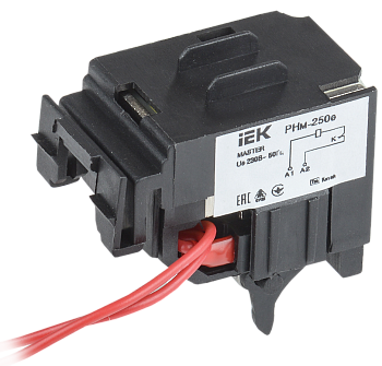 Расцепитель независимый РНм-250е (РНм-35) 220В для ВА88-35 MASTER с электронным расцепителем IEK