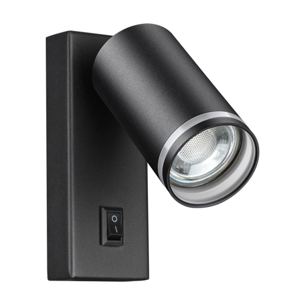 Св-к накл.настенный IP20 GU10 9W 220V ULAR черный NOVOTECH Св-к накл.настенный IP20 GU10 9W 220V ULAR черный NOVOTECH