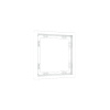 Рамка пластиковая Voltum S70 на 1 пост, (белый матовый)