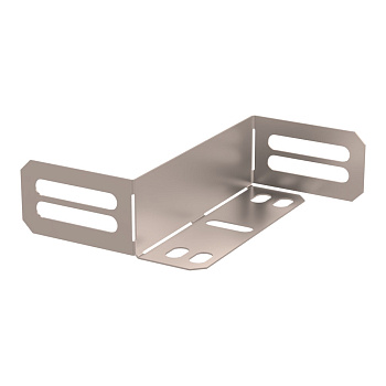Переходник упрощённый горизонтальный Стандарт INOX (AISI 409) на 100 мм Н50 Промрукав