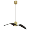 Подвес GU10 1*5W BIRDS чёрный/бронзовый/стекло B ODEON LIGHT