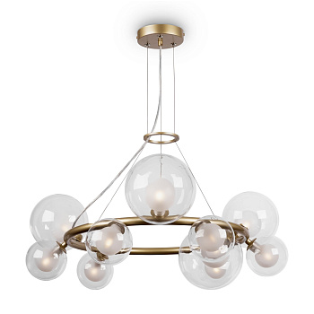 Подвесной светильник 10*G9 40Вт Матовое Золото IP20 Duo FR5139PL-10MG Freya