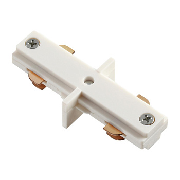Соединитель внутренний с токопроводом белый NOVOTECH