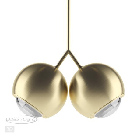 Подвесной св-к IP20 LED 12W 600Лм 3000К MIA золотистый/металл B ODEON LIGHT