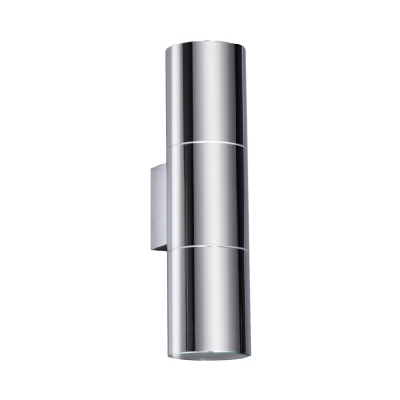 Настенный св-к IP44 LED E27 max 2*7W BAZEL хром/металл B ODEON LIGHT