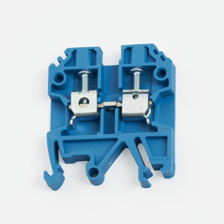 Зажим наборный изолированный (винтовой) ЗНИ - 6,0 (JXB 6), синий, STEKKER, LD551-2-60