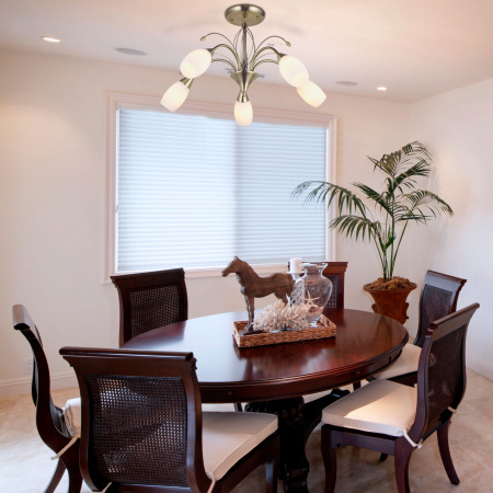 Потолочная люстра 5*E14 40Вт античная бронза IP20 Ginevra (30280/5 античная бронза) Eurosvet