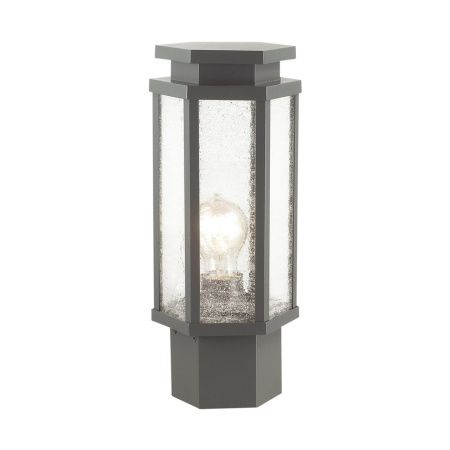 Уличный св-к на столб IP44 E27 100W 220V GINO темно-серый/белый ODEON LIGHT