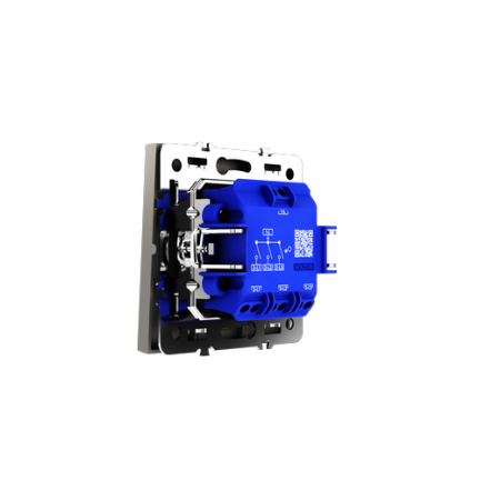 Выключатель встраиваемый Voltum S70 трехклавишный 10А, (кашемир)