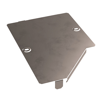 Крышка переходника левого Стандарт INOX (AISI 409) 300х200 Промрукав