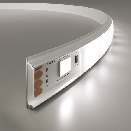 Гибкий алюминиевый профиль для светодиодной ленты белый (a053631) Elektrostandard