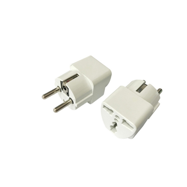 Адаптер сетевой на азиатскую вилку с/з 6А 230В 13000Вт белый duwi