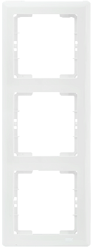 Рамка 3-местная вертикальная РВ-3-ББ BOLERO белый IEK
