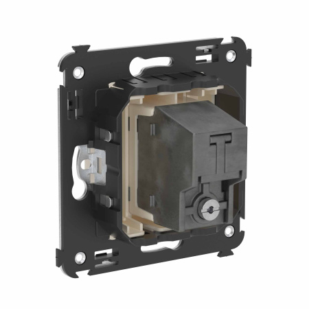 Розетка TV оконечная в стену, "Avanti", "Ванильная дымка" DKC