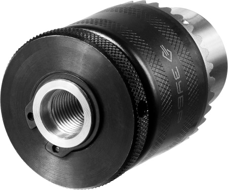 Патрон ударный ключевой, Профессионал 29082-13-1/2, 13мм, посадочная резьба 1/2", с фиксатором на шпинделе, D=1,5-13мм ЗУБР