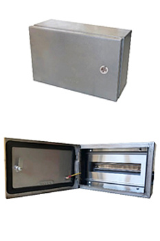 Щит распределительный навесной ЩРН-Н 12 м У2 IP55 200х310х125, нержавеющая сталь Электротехник