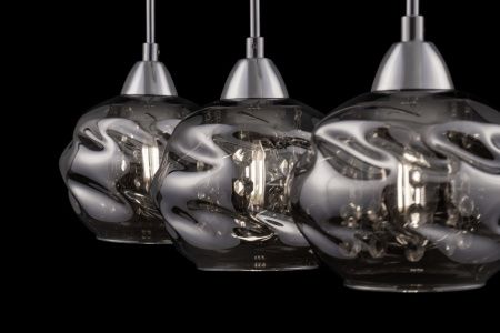 Подвесной светильник 3*E14 40Вт Никель IP20 Haze P244-PL-03-N Maytoni