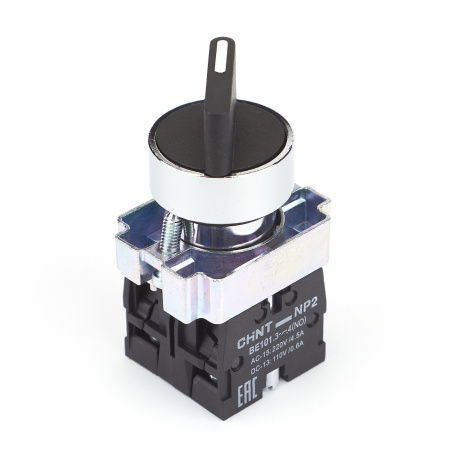 Переключатель NP2-BD33, 3 положения фиксацией, 2НО, IP40 (R) CHINT