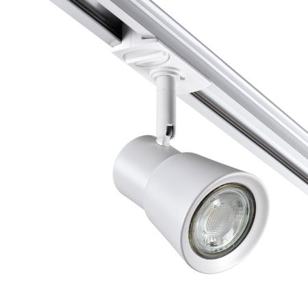 Св-к трековый однофазный двухжильный IP20 GU10 50W 220V MOLO белый B NOVOTECH