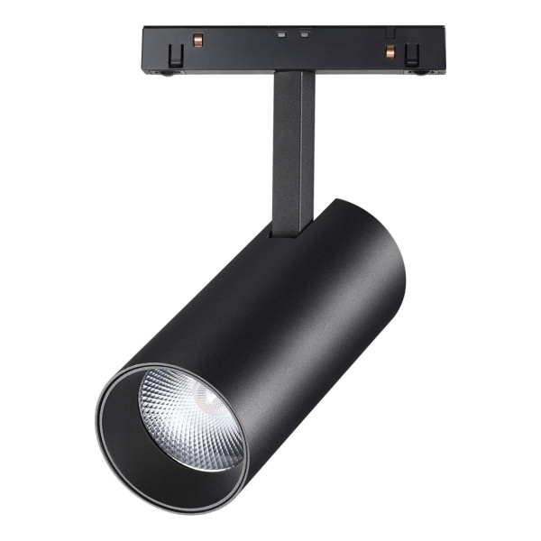 Трековый св-к для низков.шинопровода IP20 LED 4000K 20W 48V FLUM черн NOVOTECH